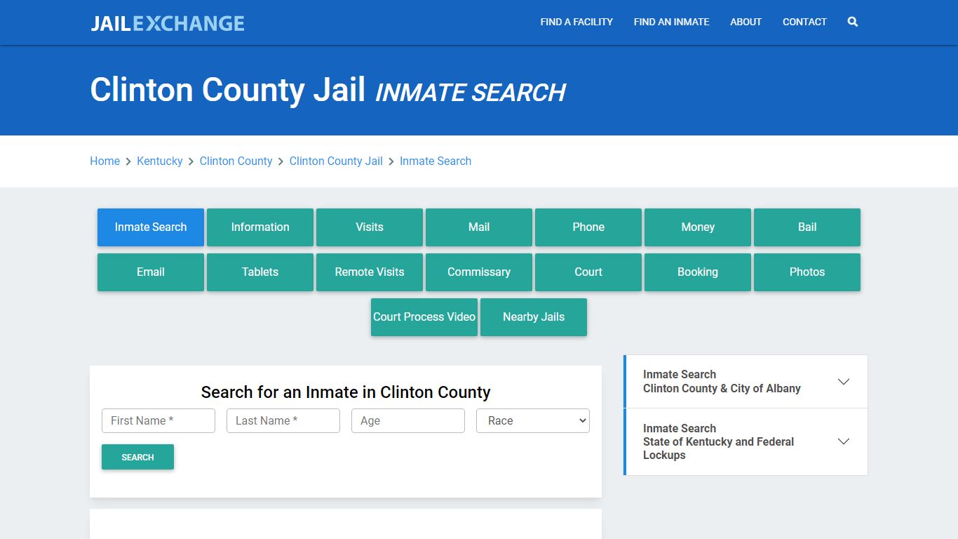 Clinton County Jail, KY Inmate Search: Roster & Mugshots - Jail Exchange